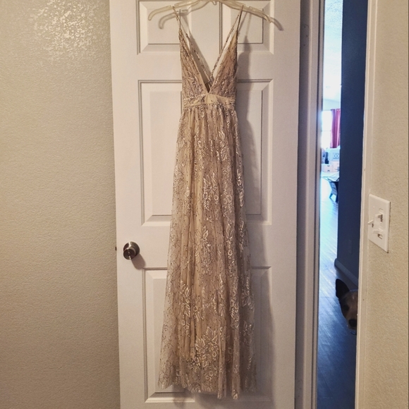 The Vintage Shop Dresses & Skirts - Boutique Cream Maxi Dress